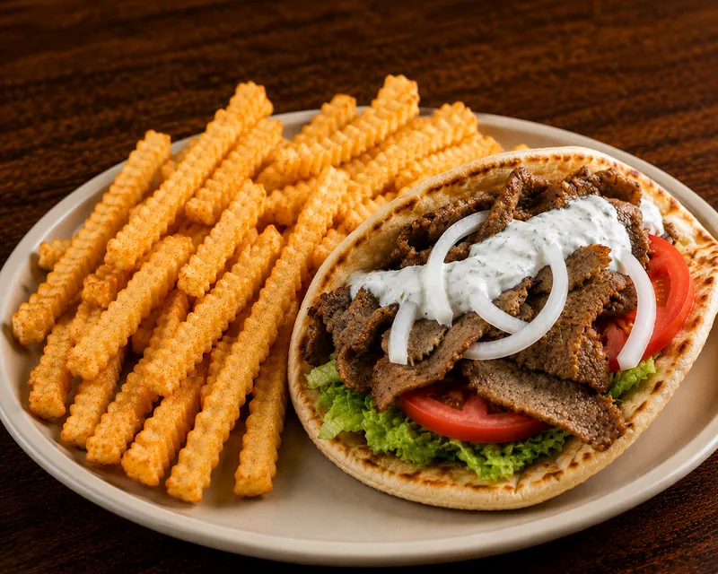 Gyro with Fries
