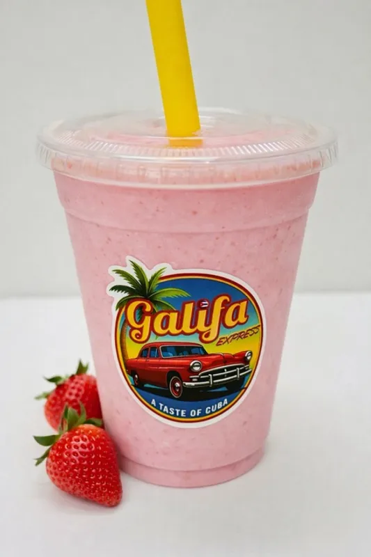 Batido De Fresa (Strawberry Milkshake) - 16 Oz