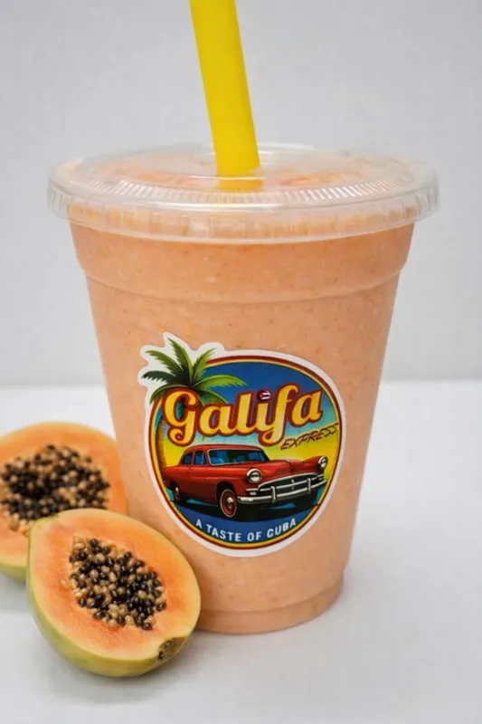 Batido De Frutabomba (Papaya Milkshake) - 16 Oz