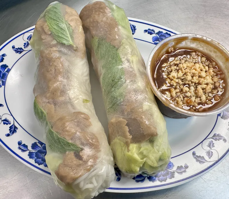 Mock duck Spring Roll