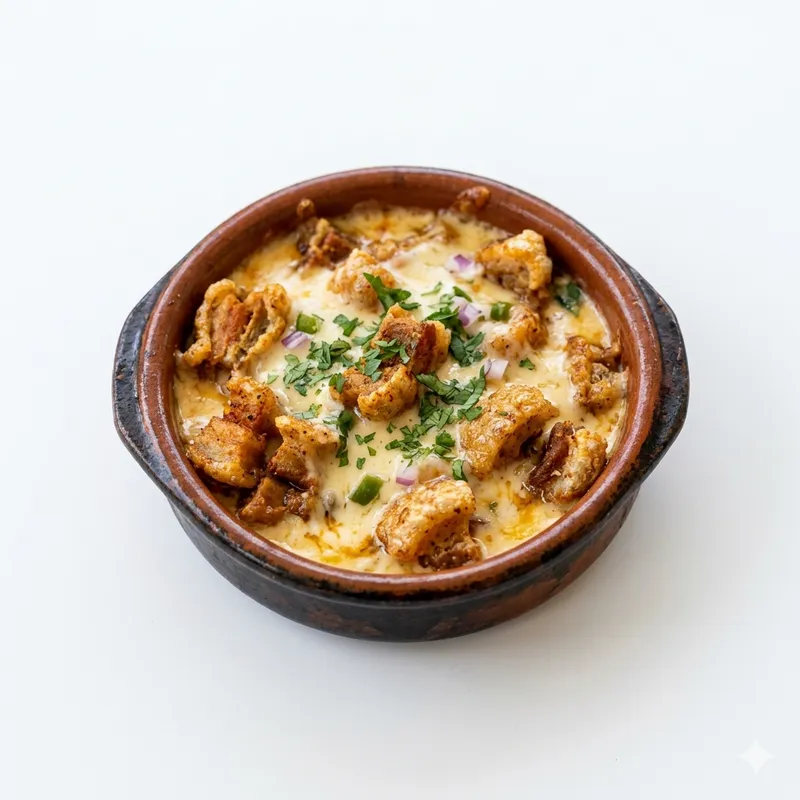 Chicharron Con Queso