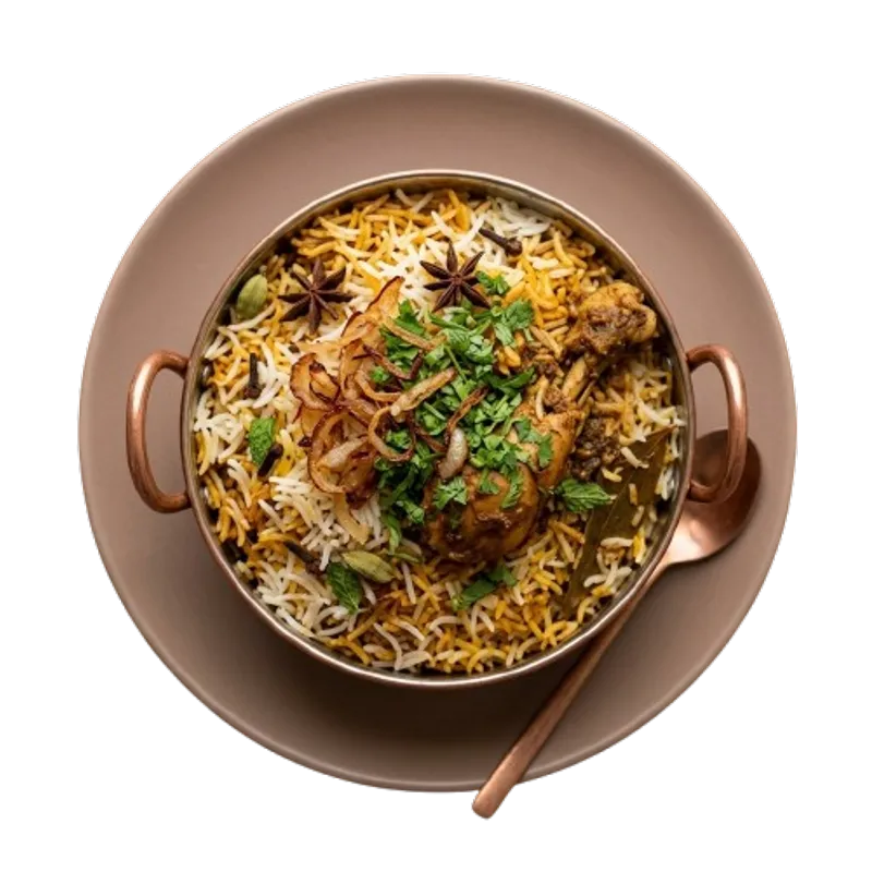 Hyderabadi Chicken Dum Biryani
