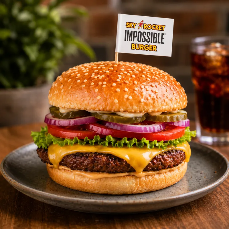 Impossible Burger With Cheese