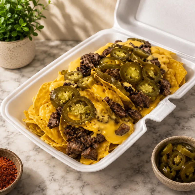 Nachos Con Cesina