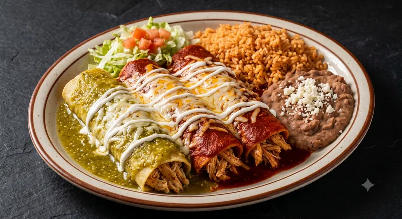 Red Or Green Enchiladas