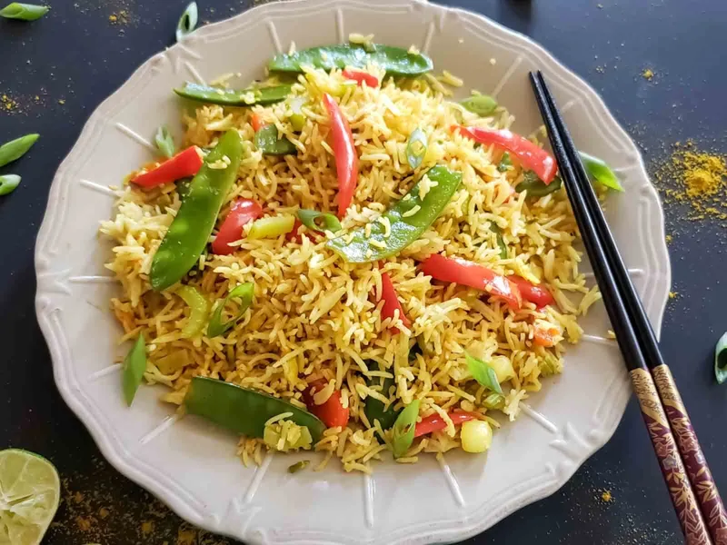 Curry Spiced Fried Rice