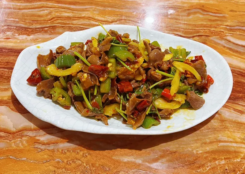 Stir-Fried Chicken Gizzard