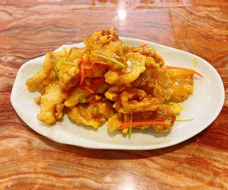 Fried Pork in Scoop