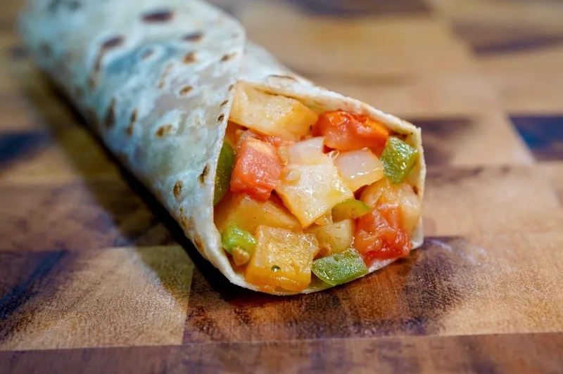 Papa A La Mexicana Taco