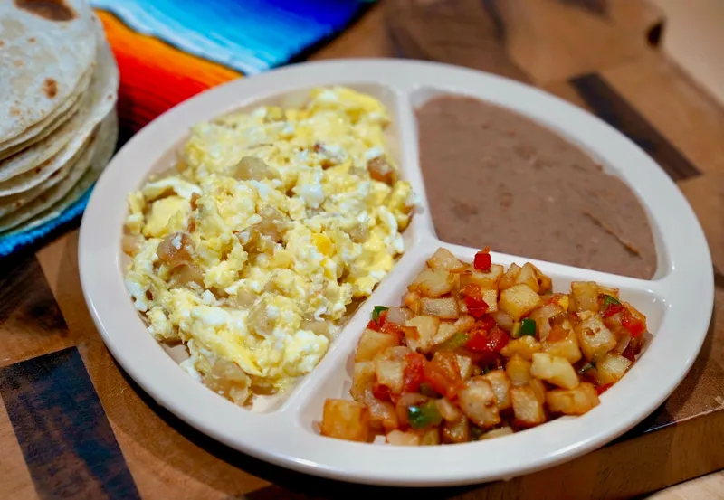 Potato & Egg Plate