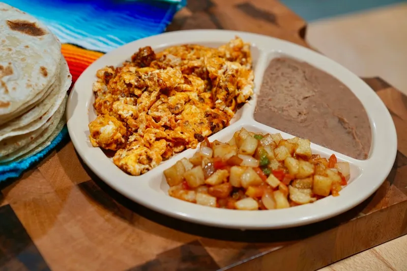 Chorizo & Egg Plate