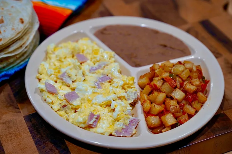 Ham & Egg Plate