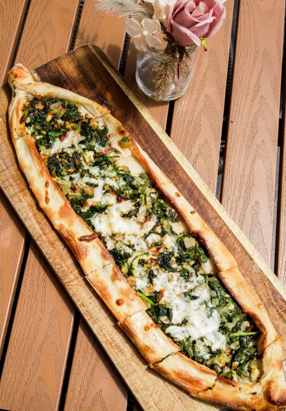 Spinach Feta Pide