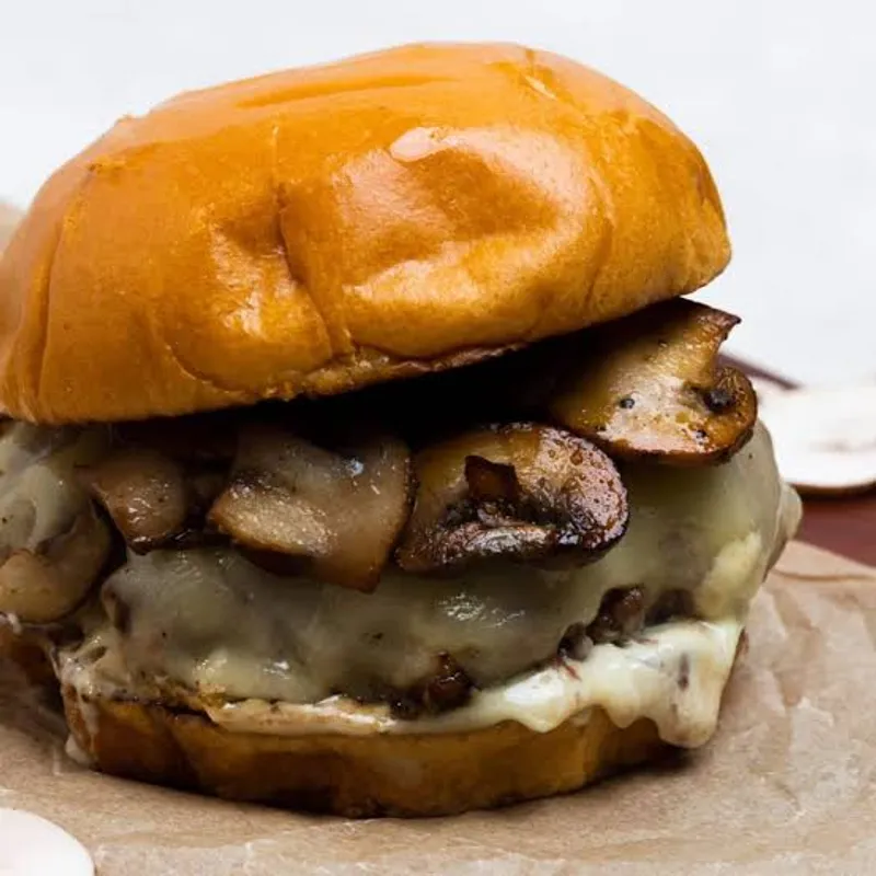 Mushroom Swiss Burger