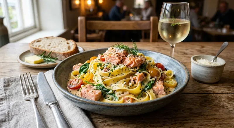 Salmon Pasta