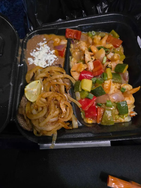 Carne Asada Y Camaron