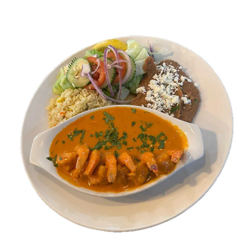 Camarones Chipotle Con Crema