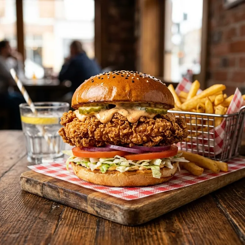 #8 Crispy Chicken Sandwich Combo