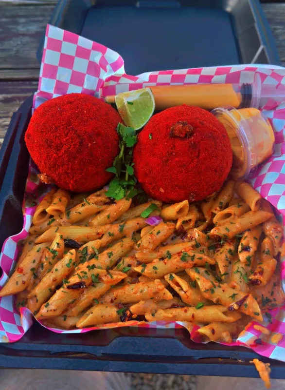 2 Cheeto Bombs, Cajun Pasta