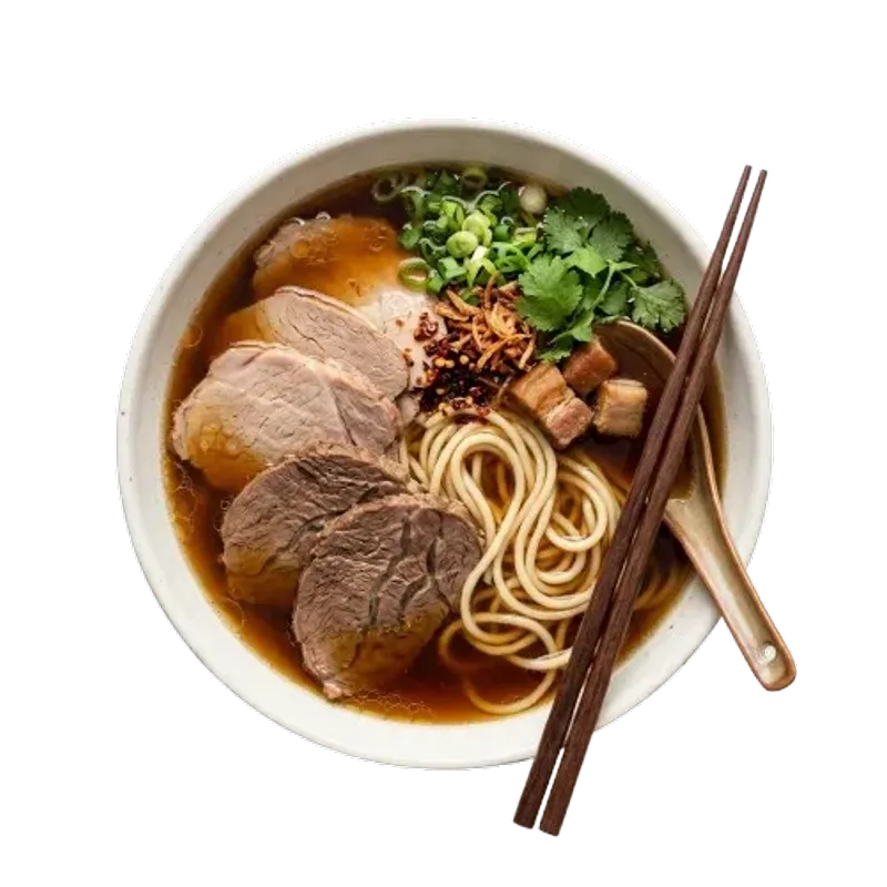 13.) Sliced Rare Beef Noodle Soup / Pho Tai