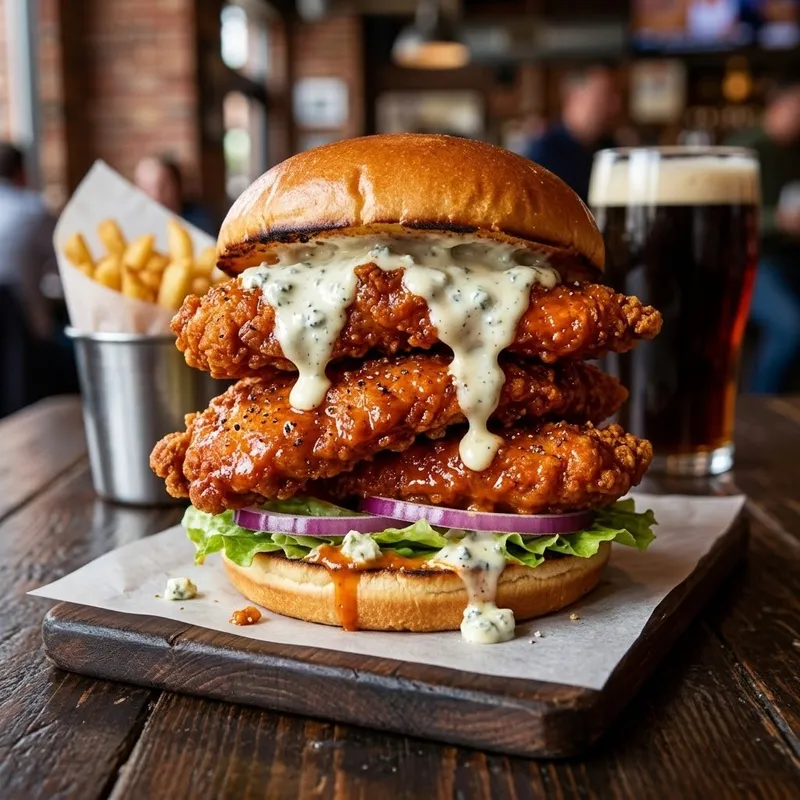 Buffalo Chicken Tenders Sandwich
