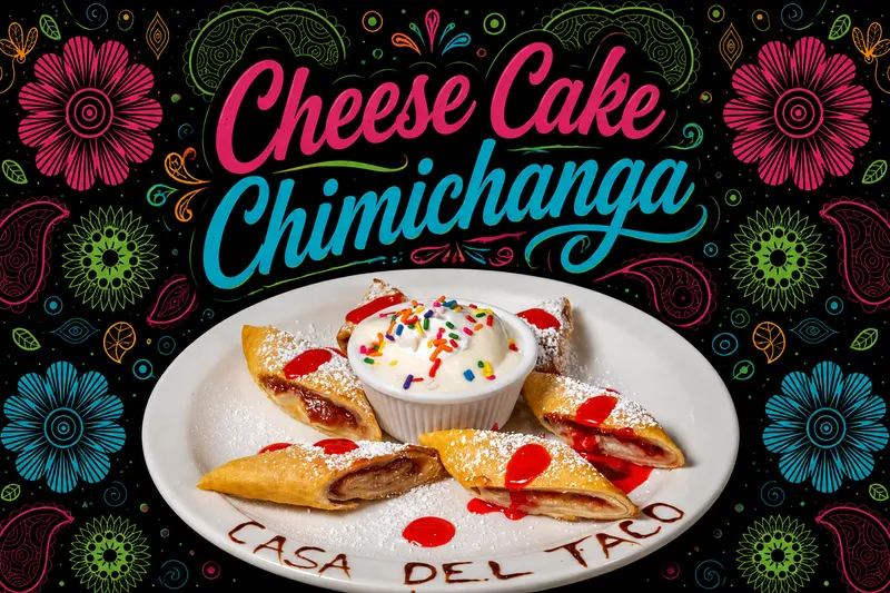 Cheese Cake Chimichanga