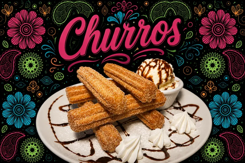 Churros with Ice Cream
