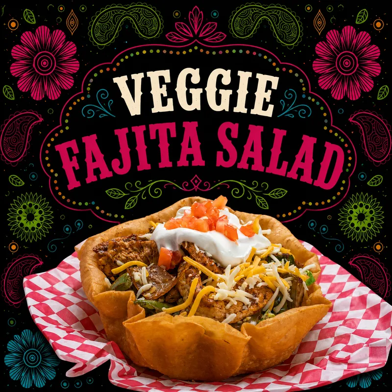 Veggie Fajita Salad