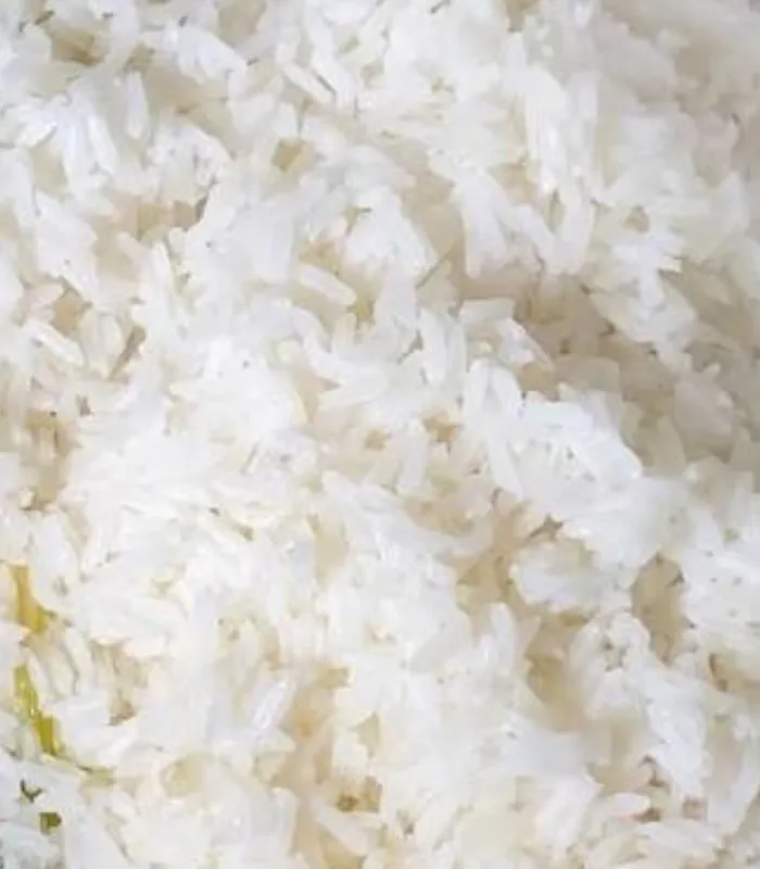 White  rice  platters