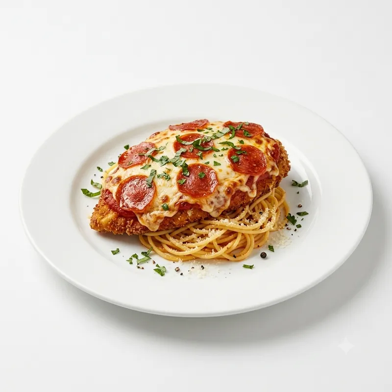 Chicken Pepperoni Parmesan