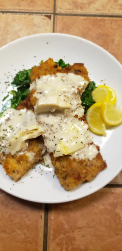 Panko And Pecan Crusted Rainbow Trout