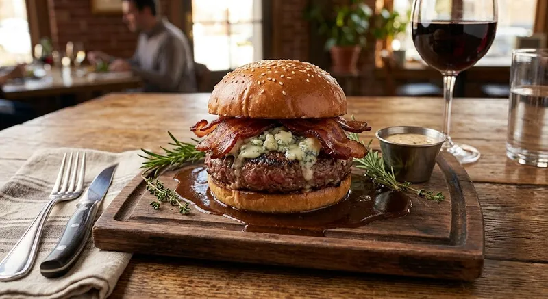 Blue Cheese & Bacon Burger