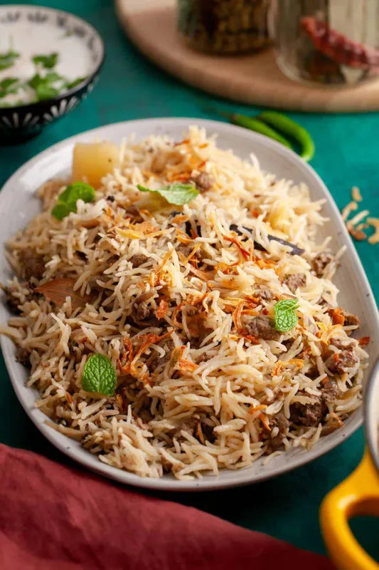 Veg Keema Pulao
