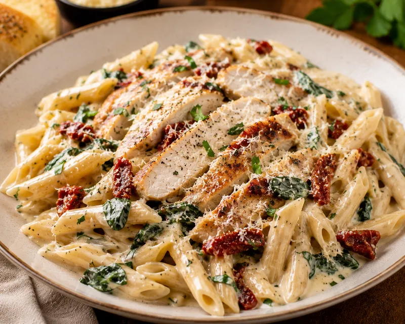 Tuscan Chicken Pasta