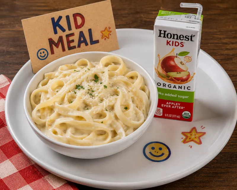 Kids Fettuccine  Alfredo