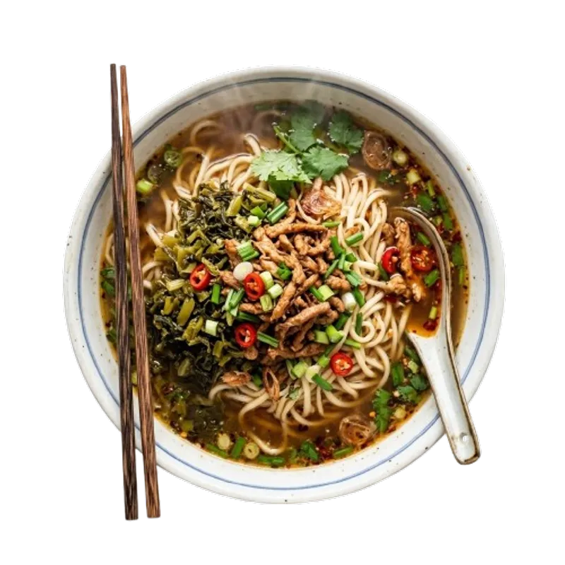 09. Sour Mustard Pork Noodle