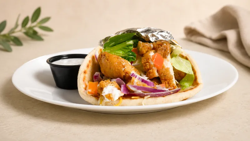 Grilled Chicken On Pita