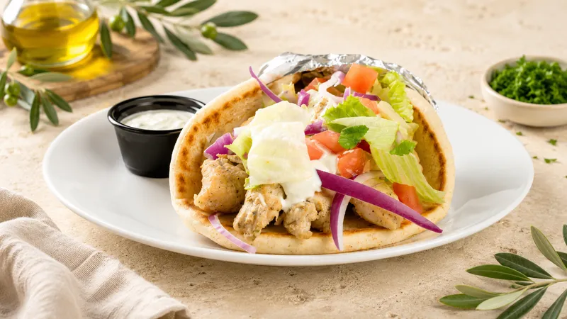 Crispy Chicken Pita