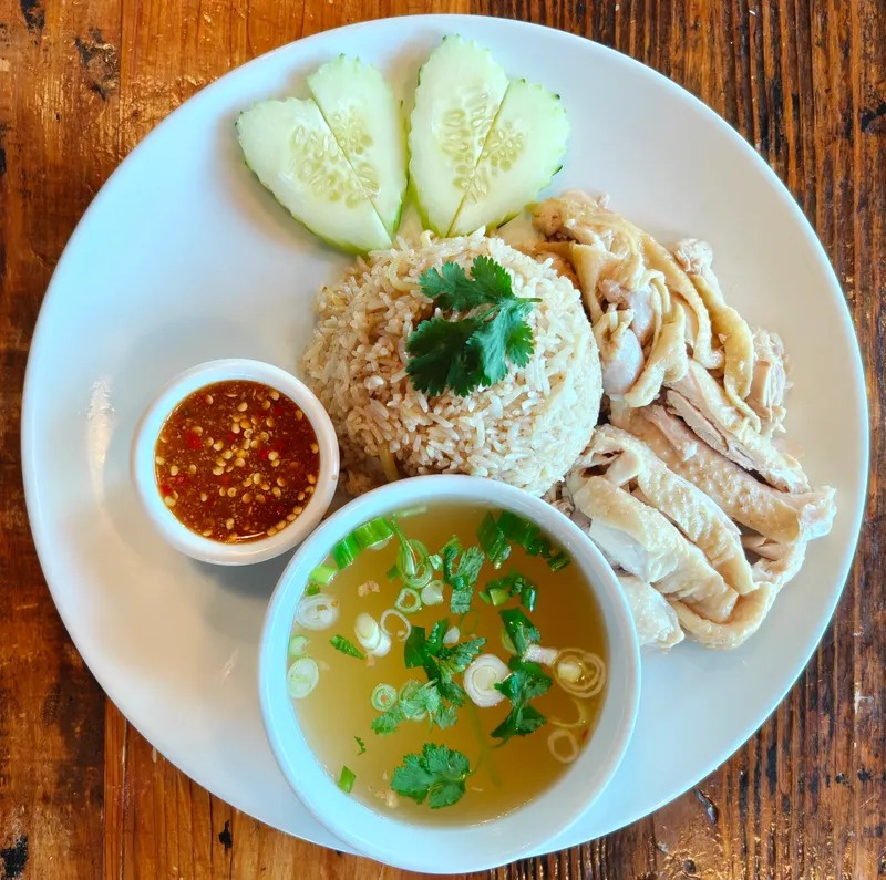 Khao Man Gai (Thai Hainanese Chicken Rice)