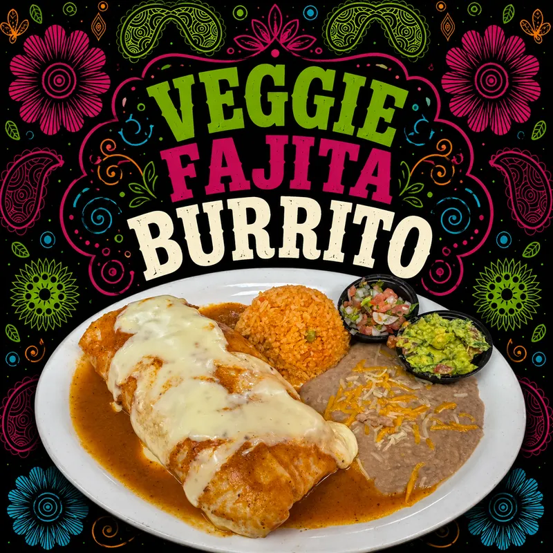 Veggie Fajita Burrito