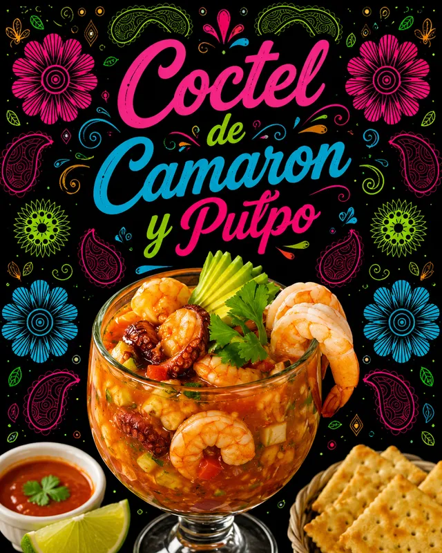 Coctel de Camaron y Pulpo Campechana