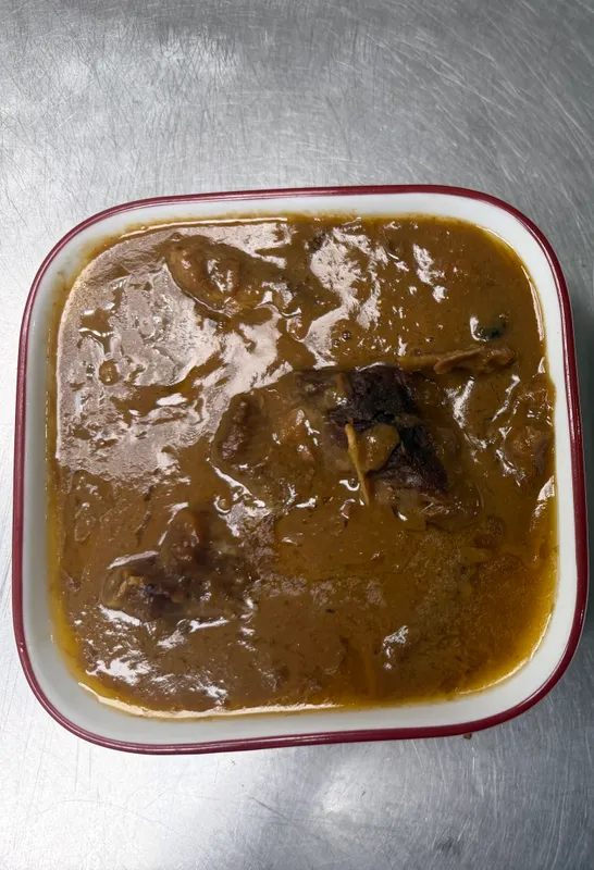 Peanut Butter Soup with Fufu