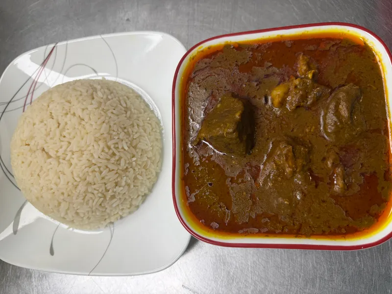 Palm Butter Soup with Rice