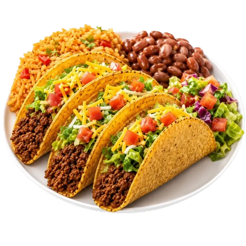3 Crispy Tacos Beef