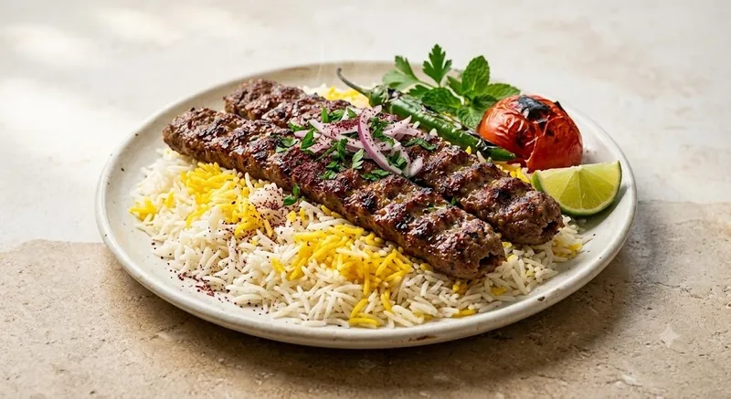Chicken Kebab Over Rice