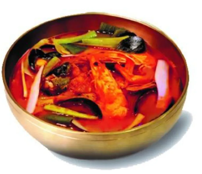 Seafood Premium YukGaeJang with Flat Glass Noodle
