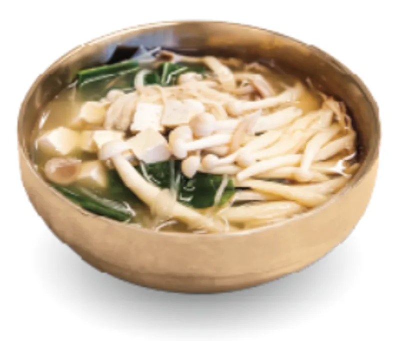 Premium Assorted Mushroom Tofu Soup with Glass Noodle