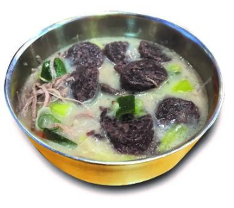 Premium Blood Sausage in Ox Bone Broth With Glass Noodle