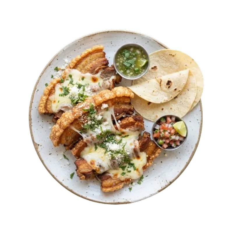 Chicharron Con Queso