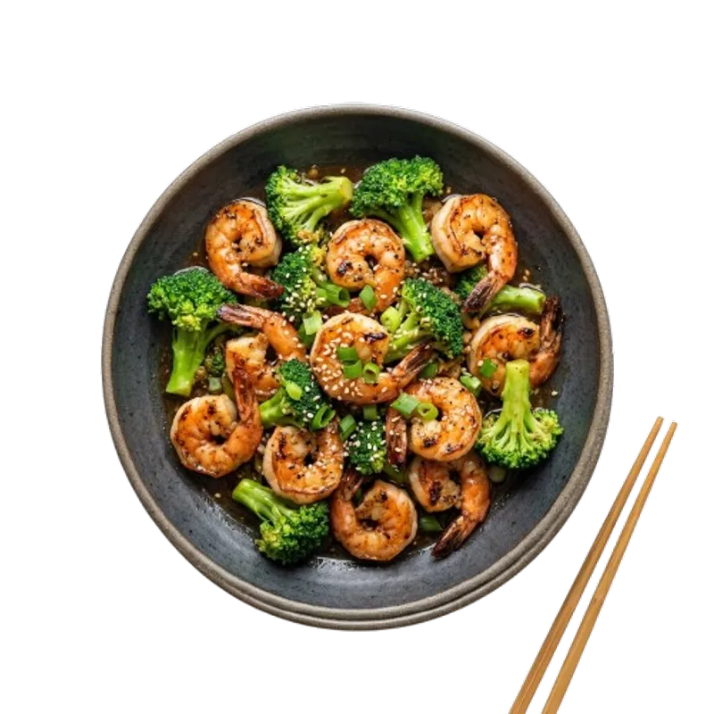 Hibachi Shrimp With Broccoli